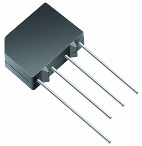Bridge rectifier, 2A, 100V KBPM, -ww+