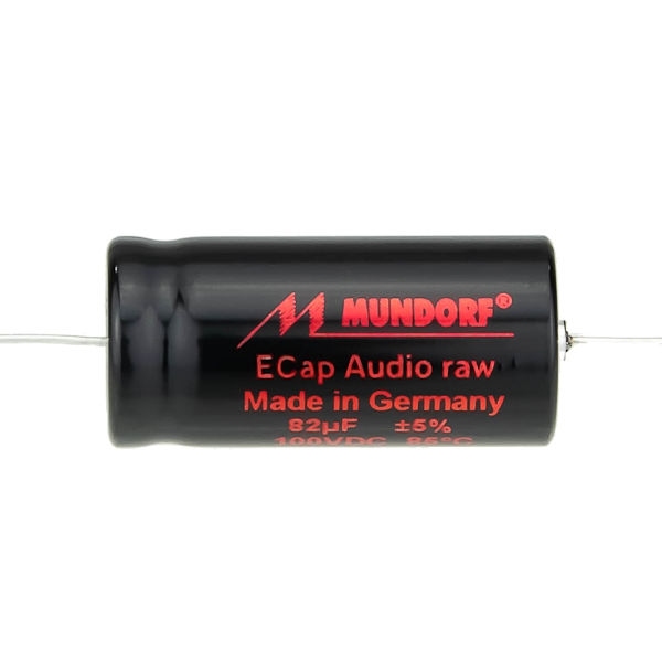 MUNDORF ECAP100, 33uF/100V ±5%, Bipolar capacitor, raw foil