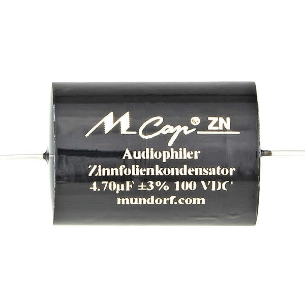 MUNDORF ZN100, 3,9uF/100V ±3%, Tinfoil capacitor