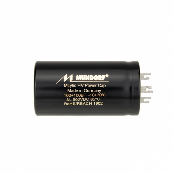 MUNDORF MLSL, 50+50uF/500V, ±20%, Elektrolytische Kondensato