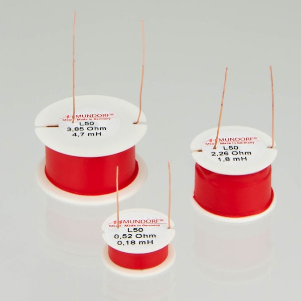 MUNDORF L50, 0,27mH, ±5%, Luft Spul, Ø0,5mm