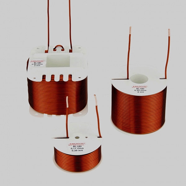 MUNDORF BL180, 0,33mH, 2%, lucht spoel, Ø1,8mm bOFC