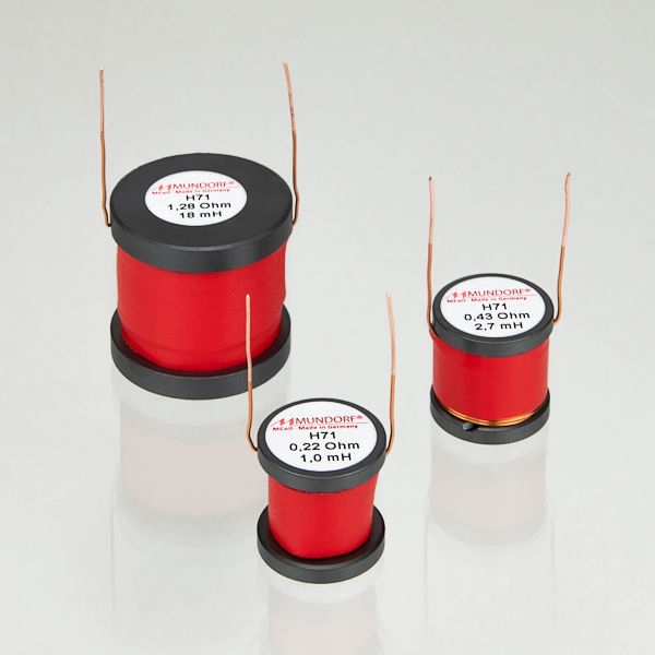 MUNDORF H71, 6,8mH, ±5%, ferriet drum kern spoel, Ø0,71mm