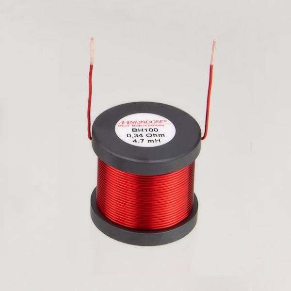 MUNDORF BH100, 1,8mH, ±5%, Ferrit Spul, Ø1,0mm bOFC