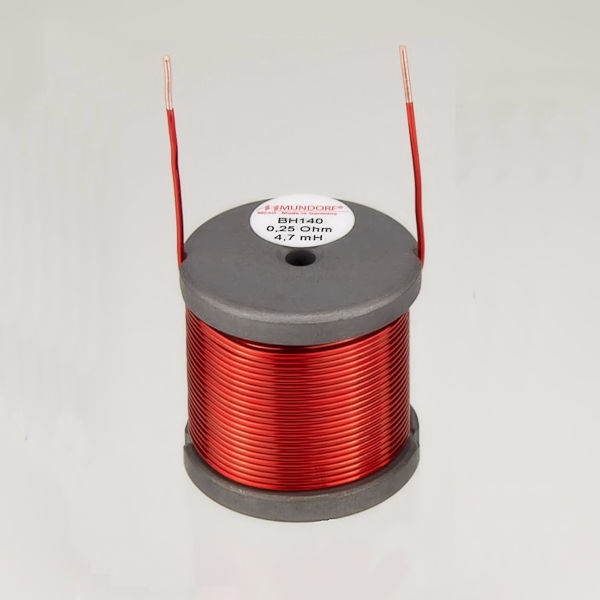 MUNDORF BH140, 1,0mH, ±3%, Ferrit Spul, Ø1,4mm bOFC