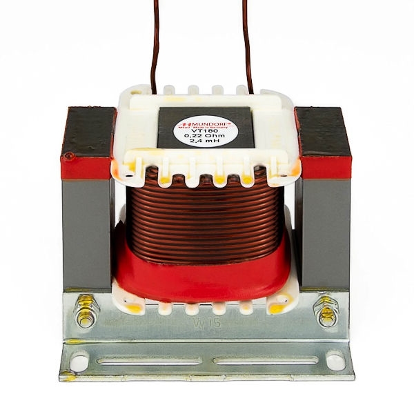 MUNDORF VT180, 6,8mH, 3%, FERON E-kern, Ø1,8mm viOFC