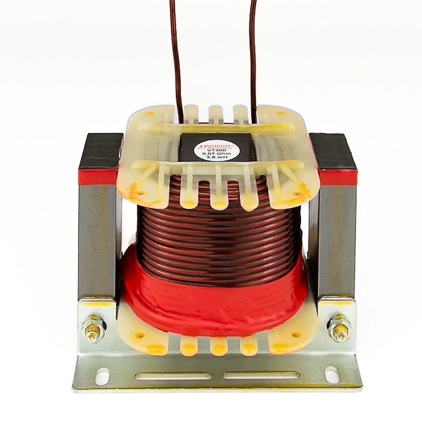 MUNDORF VT300, 3,3mH, ±3%, FERON E-kern, Ø3,0mm viOFC