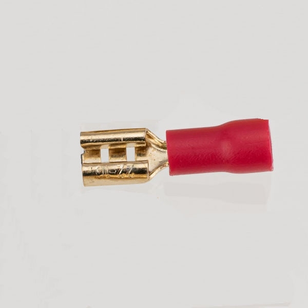 MUNDORF BLADE8.RRD-4,8G, 4,8mm Faston Connector, red. 10pc