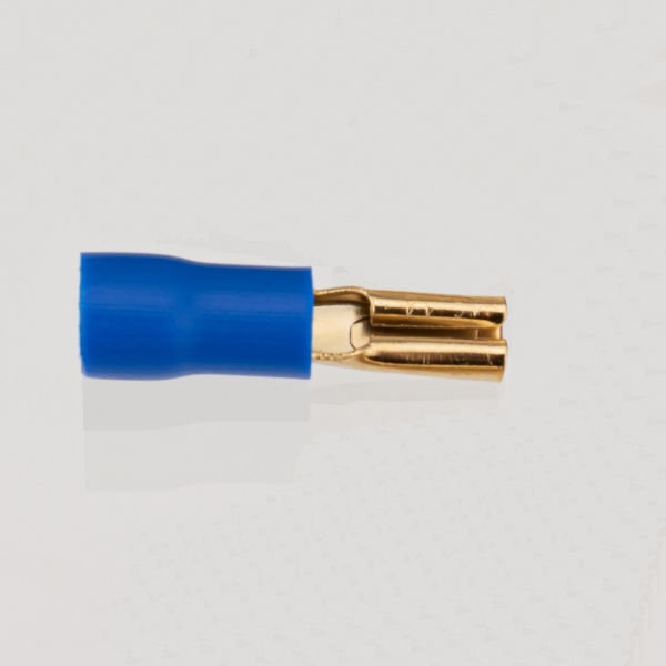 MUNDORF BLADE8.RBU-2,8G, 2,8mm Faston Connector, blue. 10pc