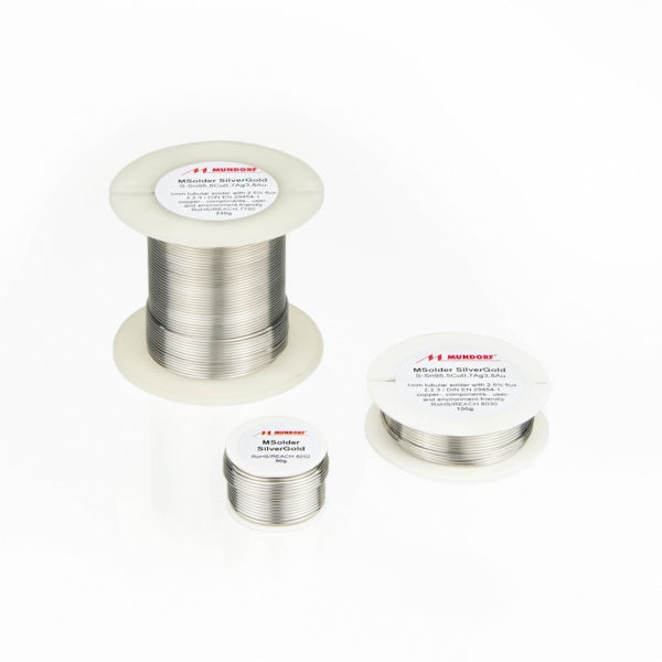 MUNDORF MSOLSG, 10g soldeer, 95,5% Sn, 0,7% Cu, 3,8% Ag,