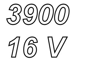 PANASONIC FCA, 3900uF/16V elco, radiaal, 105º, 5000uur