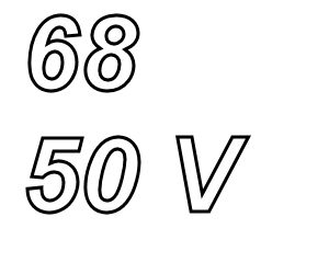 PANASONIC FCA, 68uF/50V elco, radial, 105º, low ESR, 5000hrs