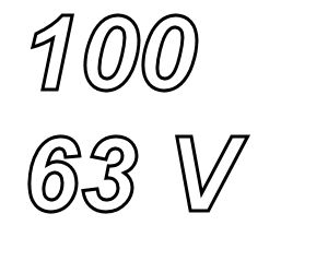 PANASONIC FRA, 100uF/63V elco, radiaal, 105º, 10.000uur