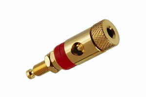 KACSA BP-226G, Polklemme, vergoldet, voll-Metall