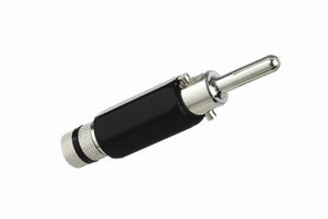 KACSA BP-283S, verzilverd, professionele banaan plug