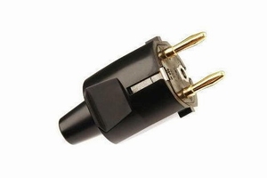 KACSA HD-1G, Euro Power Konnektor mit vergoldet pins