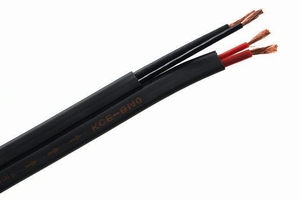 KACSA KCE-BI40, Speaker kabel zwart, 2x 2,3mm²/2x1,7mm²