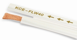 KACSA KC-FLW40, 2x 4,0 mm2 Lautsprecher Kabel,Flach