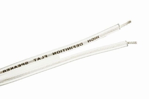 KACSA KCS-FL075, Lautsprecher Kabel 2x0,75mm² versilbert, Fl