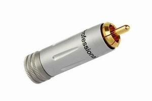 KACSA RP-172G, vergoldet RCA Konnektor mit teflon insulat
