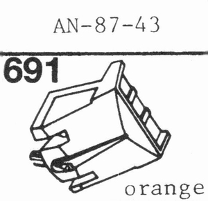 AIWA AN-87-43 naald, DS