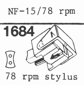 ORTOFON F/FF SERIES 78 RPM Nadel, DN