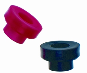 IH12 Isolation dishes voor speaker terminals, 2 rood, 2 zwar