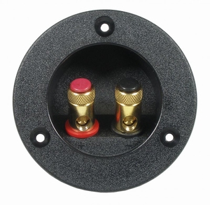 IT T75/MS/AU, Terminal, vergulde connectors, zwart