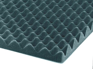 IT TYROTEX1, convoluted dense foam mat, 30kg/m³, 0,5m²