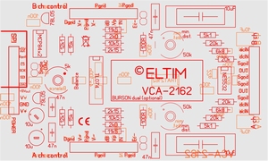 ELTIM VCA-2162, 2-Kanal VCA/Puffer Bausatz