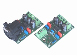 ELTIM BinLout-120x, XLR gebalanceerd > Lijn converter module