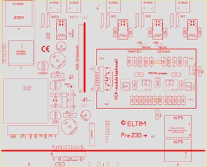 ELTIM Pre 230+, kompakter Vorverstärker Modul mit MM/MC Eing