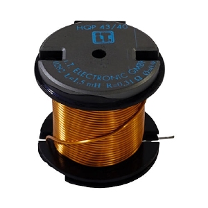 IT HQP43, Paddenstoel spoel, 2,2mH, OFC Ø0,95mm, R=0,39