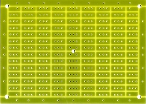 IT LP06, Vertind koper PCB met 14x9 eilandjes, FR4, 220x155x