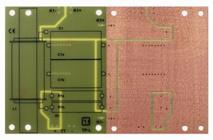 IT LP-L3 TP, Laagdoorlaat filter PCB, 6dB, FR4