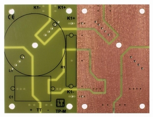 IT LP-M2 TP, Laagdoorlaat PCB, voor grote onderdelen, FR4