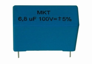 IT MKTR, MKT condensator, 0,10uF, 100V, 5%, radiaal