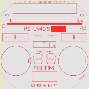 ELTIM PS-UN40S MLGO, Symmetrisches Netzteil ±40V, 6A max.