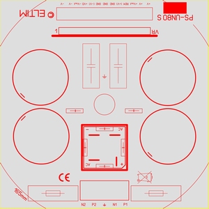 ELTIM PS-UN80S KMH, Power Supply ±80V, 25A max