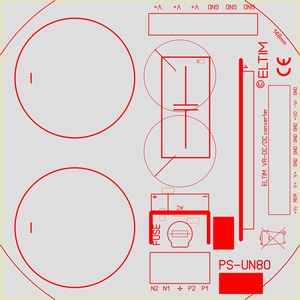 ELTIM PS-UN80 LKG2, Power Supply module, 80V, 15A max