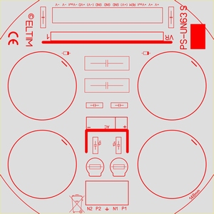 ELTIM PS-UN63S ALC, Power Supply ±63V, 15A max.