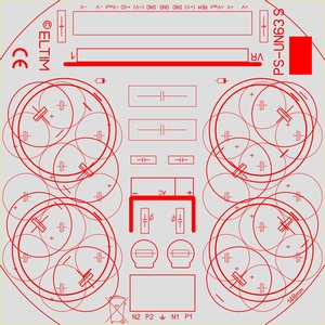 ELTIM PS-UN63S, Symmetrisches Netzteil Bausatz, ±15A max.