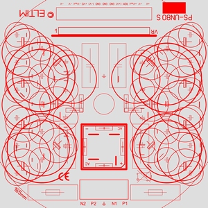 ELTIM PS-UN80S, Symmetrical Power Supply KIT, ±25A max