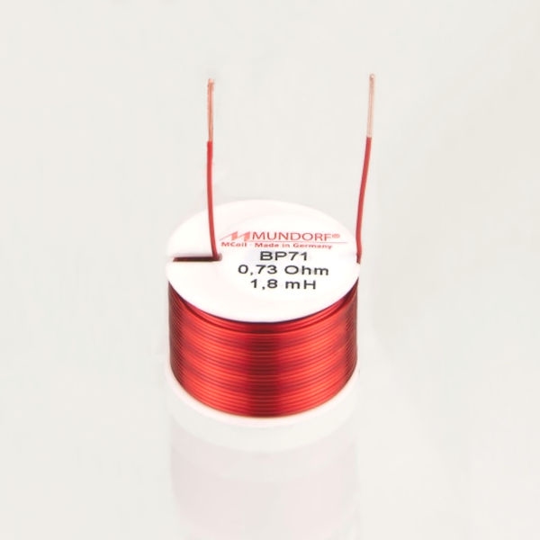 MUNDORF BP71, 0,82mH, 3%, Ferrit Spul, Ø0,71mm bOFC
