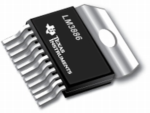 TI LM3886T/NOPB, 80W IC versterker, TO220/11