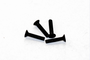 Bolt M4x20, black, sunk head, hexagon, 12pc