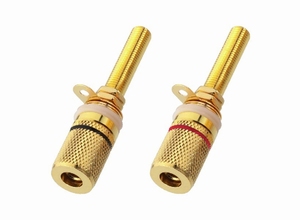 MONACOR BP-500G, Speaker terminal pair