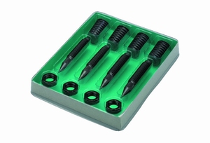 MONACOR SPS-65/SW, Set of speaker spikes, 4pcs.