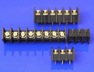 MUNDORF PCB binding post, 3-pole, gold plated, 9,2mm grid