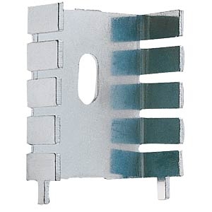 Heatsink, U-shape, TO220,KBU etc, 22K/W, 26x13x30mm